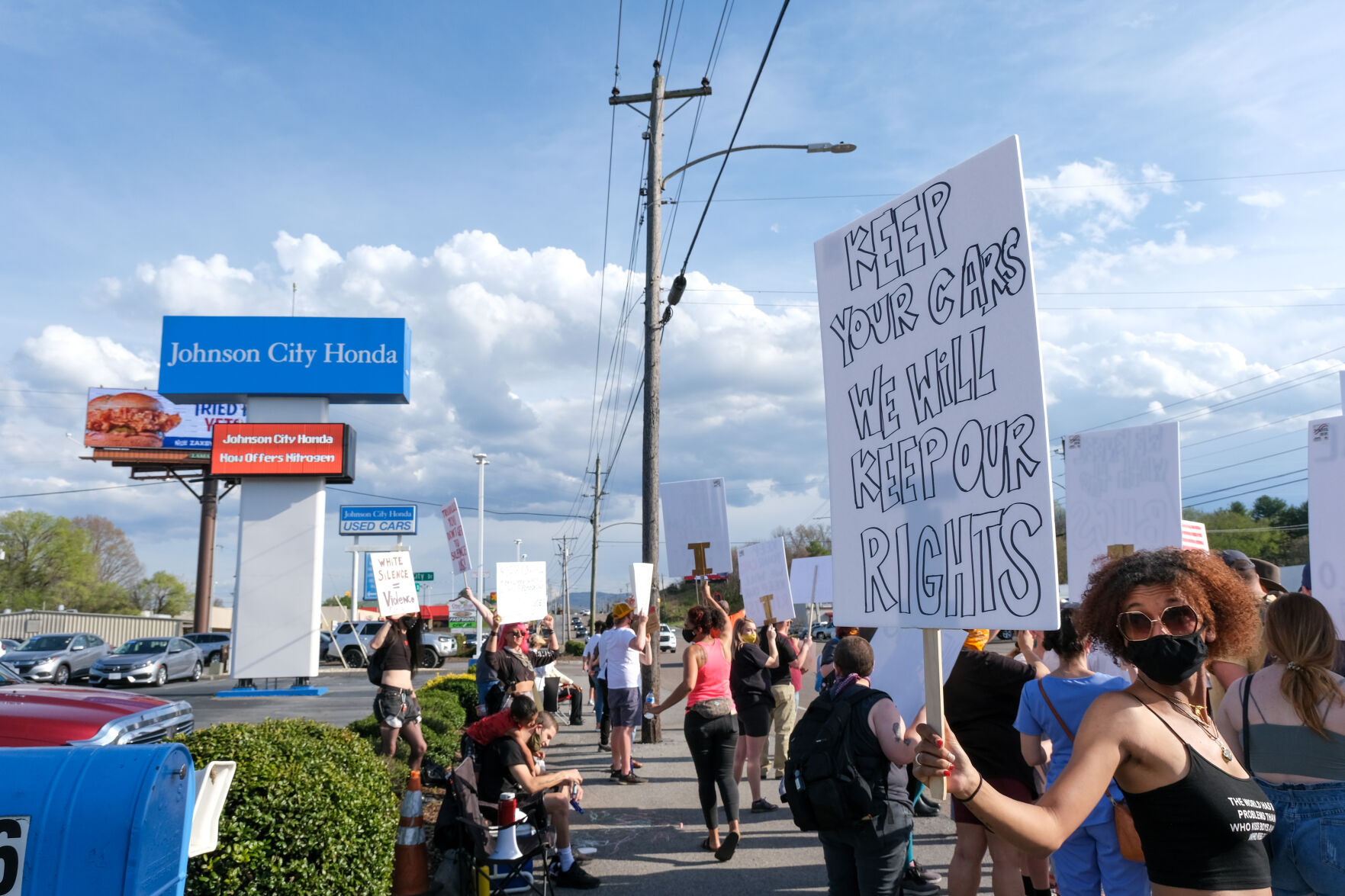 Johnson City Honda Protest